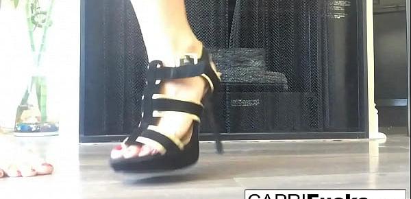 Capri in her high heels